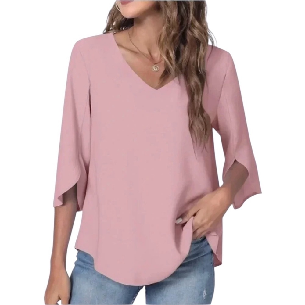 Taohuadao Pink Blouse 2XL